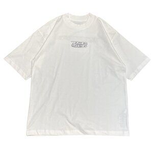 White Simple Print T-Shirt Diesel